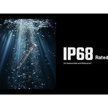 Nitecore MH40 Pro LED Flashlight - 3500 Lumens - NiteLab Uhi 40 Max - Includes 1 x NBP100R Li-ion Battery Pack