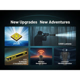 Nitecore MH40 Pro LED Flashlight - 3500 Lumens - NiteLab Uhi 40 Max - Includes 1 x NBP100R Li-ion Battery Pack