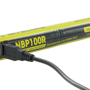 Nitecore MH40 Pro LED Flashlight - 3500 Lumens - NiteLab Uhi 40 Max - Includes 1 x NBP100R Li-ion Battery Pack