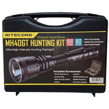 Nitecore MH40GT 1000 Lumen LED Flashlight Night Hunting Kit with GM02 Weapon Mount, RSW1 Pressure Switch, NFR60 Red Filter, NFG60 Green Filter - Fits Picatinny Railed Guns