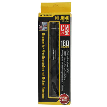 Nitecore MT06MD Medical LED Flashlight - Nichia 219B LED - 180 Lumens - Uses 2 x AAA