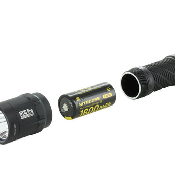 Nitecore Multitask MT1C Pro LED Flashlight - NiteLab UHi 20 - 1000 Lumens - Includes 1 x 18350 with Built-in USB-C Charging Port