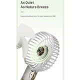 Nitecore NEF03 Rechargeable Handheld Fan - Uses Built-in 3600mAh Li-ion Battery Pack - White or Pink