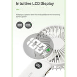 Nitecore NEF03 Rechargeable Handheld Fan - Uses Built-in 3600mAh Li-ion Battery Pack - White or Pink