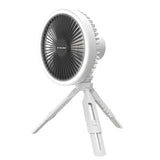 Nitecore NEF10 USB-C Rechargeable Multi-Functional Electric Fan - Uses Built-in 10000mAh Li-ion Battery Pack - White or Gray
