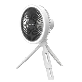Nitecore NEF10 USB-C Rechargeable Multi-Functional Electric Fan - Uses Built-in 10000mAh Li-ion Battery Pack - White or Gray