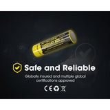 Nitecore NL1410 14500 1000mAh 3.7V Protected Lithium Ion (Li-ion) Button Top Battery