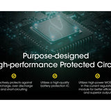 Nitecore NL1411R 14500 1100mAh 3.6V Protected 3A Lithium Ion (Li-ion) Button Top Battery with USB-C Charging Port