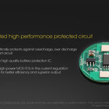 Nitecore NL1826R 18650 2600mAh 3.6V Protected Lithium Ion (Li-ion) Button Top Battery with Built In Micro-USB Charging Port