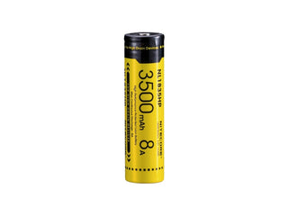 Nitecore NL1835HP High Performance 18650 3500mAh 3.6V 8A Protected Lithium Ion (Li-ion) Button Top Battery