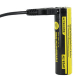 Nitecore NL1836R 18650 3600mAh 3.6V Protected Lithium Ion (Li-ion) Button Top Battery with Built In USB-C Charging Port