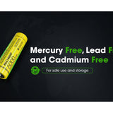 Nitecore NL2160HP 21700 6000mAh 3.6V Protected Lithium Ion (Li-ion) Button Top Battery