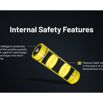 Nitecore NL2160HP 21700 6000mAh 3.6V Protected Lithium Ion (Li-ion) Button Top Battery