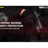 Nitecore NPL30 LED Weapon Light - 1200 Lumens - CREE XP-G3 - Includes 2 x CR123A