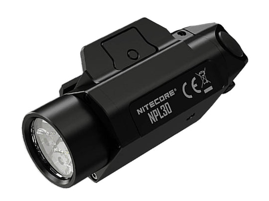Nitecore NPL30 LED Weapon Light - 1200 Lumens - CREE XP-G3 - Includes 2 x CR123A