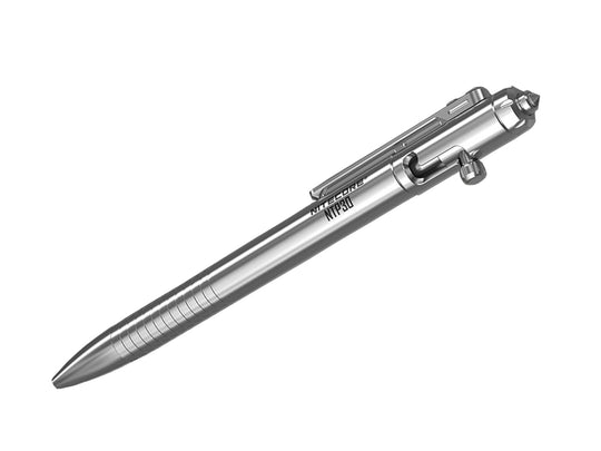 Nitecore NTP30 Bolt Action Tactical Pen - Titanium
