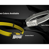 Nitecore NU27 USB-C Rechargeable LED Headlamp - 600 Lumens - MCT UHE - Uses Built-in 850mAh Li-ion Battery Pack - Shadow Black or Alpine White