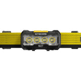 Nitecore NU27 USB-C Rechargeable LED Headlamp - 600 Lumens - MCT UHE - Uses Built-in 850mAh Li-ion Battery Pack - Shadow Black or Alpine White