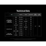 Nitecore NU27 USB-C Rechargeable LED Headlamp - 600 Lumens - MCT UHE - Uses Built-in 850mAh Li-ion Battery Pack - Shadow Black or Alpine White