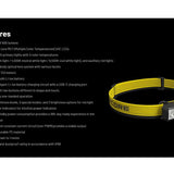 Nitecore NU27 USB-C Rechargeable LED Headlamp - 600 Lumens - MCT UHE - Uses Built-in 850mAh Li-ion Battery Pack - Shadow Black or Alpine White