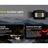 Nitecore NU30 USB-C Rechargeable LED Headlamp - 500 Lumens - Uses Built-in 1500mAh Li-ion Battery Pack