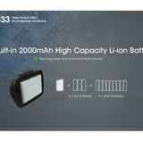 Nitecore NU33 USB-C Rechargeable LED Headlamp - 700 Lumens - Uses Built-in 2000mAh Li-ion battery Pack