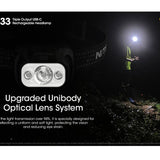 Nitecore NU33 USB-C Rechargeable LED Headlamp - 700 Lumens - Uses Built-in 2000mAh Li-ion battery Pack