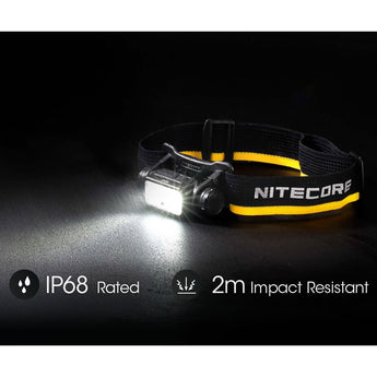 Nitecore NU40 USB-C Rechargeable LED Headlamp - 1000 Lumens - Uses Built-in 2600mAh Li-ion Battery Pack
