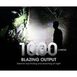 Nitecore NU40 USB-C Rechargeable LED Headlamp - 1000 Lumens - Uses Built-in 2600mAh Li-ion Battery Pack