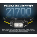 Nitecore NU50 USB-C Rechargeable LED Headlamp - 1400 Lumens - Uses Built-in 4000mAh Li-ion Battery Pack