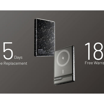 Nitecore NW5000 Carbon Fiber Magnetic Wireless 5000mAh Li-ion Power Bank