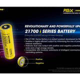 Nitecore P10iX USB-C Rechargeable LED Flashlight - 4000 Lumens - 4 x CREE XP-L2 V6 - Includes 1 x 21700 and NTH10 Holster