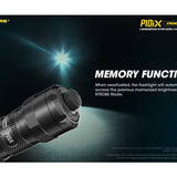 Nitecore P10iX USB-C Rechargeable LED Flashlight - 4000 Lumens - 4 x CREE XP-L2 V6 - Includes 1 x 21700 and NTH10 Holster