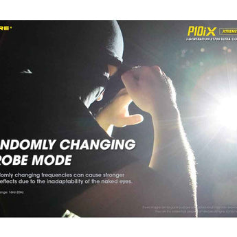 Nitecore P10iX USB-C Rechargeable LED Flashlight - 4000 Lumens - 4 x CREE XP-L2 V6 - Includes 1 x 21700 and NTH10 Holster