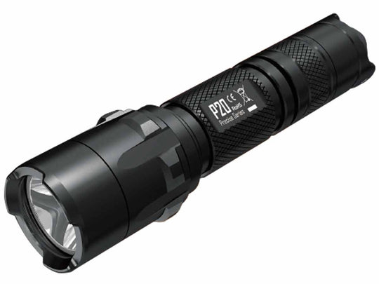 Nitecore Precise P20 Tactical Flashlight - CREE XM-L2 T6 LED - 800 lumens - Uses 1 x 18650 or 2 x CR123As
