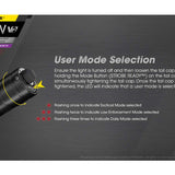 Nitecore P20 UV V2 Dual Output Tactical LED Flashlight - 1000 Lumens - 320mW UV Beam - CREE XP-L2 V6 - Uses 1 x 18650 or 2 x CR123A or 2 x RCR123A