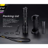 Nitecore P20 UV V2 Dual Output Tactical LED Flashlight - 1000 Lumens - 320mW UV Beam - CREE XP-L2 V6 - Uses 1 x 18650 or 2 x CR123A or 2 x RCR123A