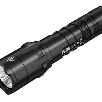 Nitecore P20 UV V2 Dual Output Tactical LED Flashlight - 1000 Lumens - 320mW UV Beam - CREE XP-L2 V6 - Uses 1 x 18650 or 2 x CR123A or 2 x RCR123A