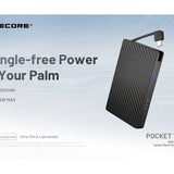 Nitecore POCKET10000 Carbon Fiber 10000mAh Li-ion Power Bank with Built-in USB-C Cable