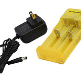 Nitecore Q2 2-Bay Quick Charger for Li-Ion, IMR Batteries - Comes in a Variety of Colors