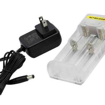 Nitecore Q2 2-Bay Quick Charger for Li-Ion, IMR Batteries - Comes in a Variety of Colors