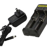 Nitecore Q2 2-Bay Quick Charger for Li-Ion, IMR Batteries - Comes in a Variety of Colors