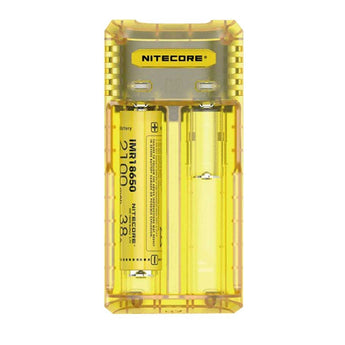Nitecore Q2 2-Bay Quick Charger for Li-Ion, IMR Batteries - Comes in a Variety of Colors