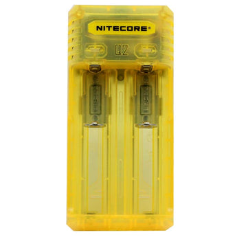 Nitecore Q2 2-Bay Quick Charger for Li-Ion, IMR Batteries - Comes in a Variety of Colors