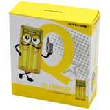 Nitecore Q2 2-Bay Quick Charger for Li-Ion, IMR Batteries - Comes in a Variety of Colors