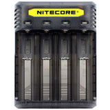 Nitecore Q4 4-Bay Quick Charger for Li-Ion, IMR Batteries - Comes in a Variety of Colors