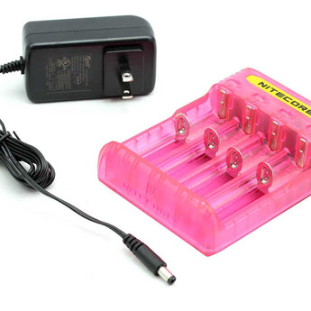 Nitecore Q4 4-Bay Quick Charger for Li-Ion, IMR Batteries - Comes in a Variety of Colors