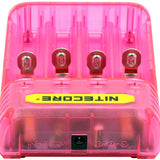 Nitecore Q4 4-Bay Quick Charger for Li-Ion, IMR Batteries - Comes in a Variety of Colors