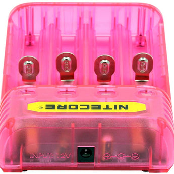 Nitecore Q4 4-Bay Quick Charger for Li-Ion, IMR Batteries - Comes in a Variety of Colors