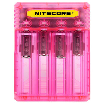 Nitecore Q4 4-Bay Quick Charger for Li-Ion, IMR Batteries - Comes in a Variety of Colors